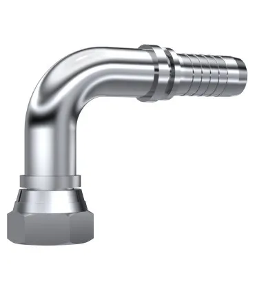 HEMBRA GIRATORIA  90° CONO 60° C/J TÓRICA INOX 1" BSP DN 1"