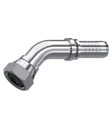 HEMBRA GIRATORIA  45° CONO 60° C/J TÓRICA INOX 2" BSP DN 2"