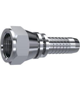 HEMBRA GIRATORIA RECTA JIC 37° INOX 1"1/16 12H UN DN 3/4"