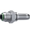MACHO ROSCA JIC CONO 37° +JUNTA INOX 7/16" 20H UNF DN 1/4"
