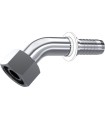 HEMBRA GIRATORIA MÉTRICA 45° C/JUNTA TÓRICA INOX Ø 12 S M20X1.5 DN 5/16"