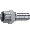 MACHO MÉTRICO CONO 24° INOX Ø 16 S M24X1.5 DN 1/2"