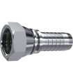 HEMBRA GIRATORIA RECTA CONO 60° INOX 3/8" 18H NPSM DN 3/8"
