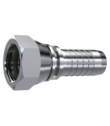 HEMBRA GIRATORIA RECTA CONO 60° INOX 3/4" 14H NPSM DN 3/4"