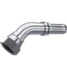 HEMBRA GIRATORIA 45° CONO 60° INOX 3/4" 14H NPSM DN 3/4"