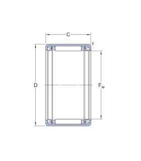 RODAMIENTO DE AGUJAS HK2530 -2RS 25x32x30