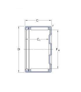 RODAMIENTO DE AGUJAS HK4518 RS 45X52X18