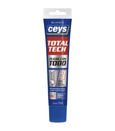 TUBO ADHESIVO SELLADOR T-TECH BLANCO 125 ml