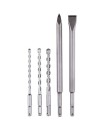 JUEGO BROCAS Y CINCELES SDS-PLUS METABO 5 PZAS 30477