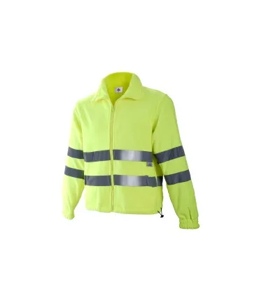 CHAQUETA POLAR ALTA VISIBILIDAD AMARILLO  T.L
