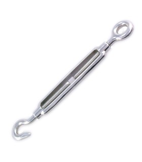 TENSOR ABIERTO GANCHO-ANILLA INOX M8
