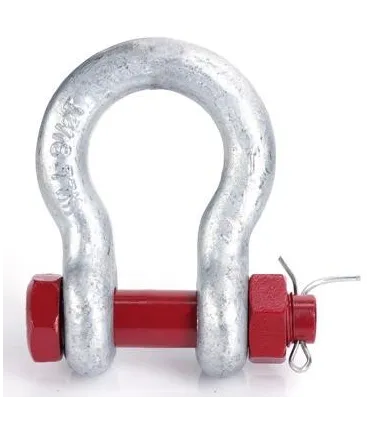 GRILLETE LIRA ALTA RESISTENCIA 3.25Tn con TUERCA y PASADOR 5/8"