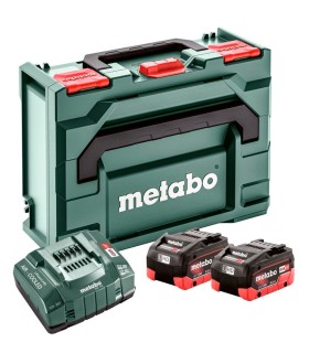 COMBO METABO 2 BATERIAS 18V LI-HD 8 Amp +CARGADOR, EN MALETA