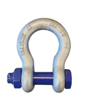 GRILLETE LIRA ALTA RESISTENCIA 55 Tn con TUERCA+PASADOR 2"1/2