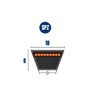 CORREA TRAP. SPZ-677