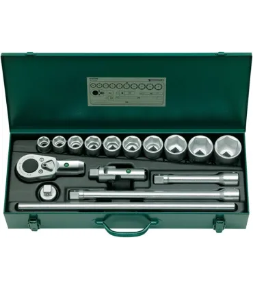 JUEGO LLAVES VASO 3/4" 16pz STAHLWILLE