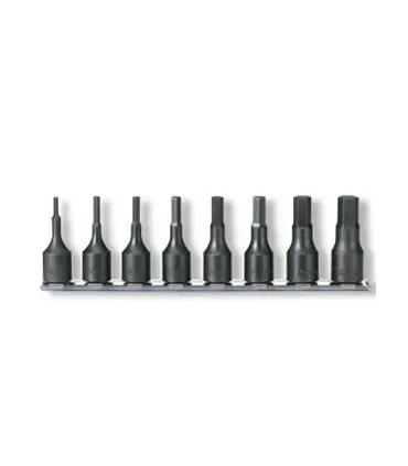 JUEGO 10 VASOS IMPACTO 1/2" ALLEN PULGADAS