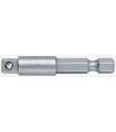 ADAPTADOR MACHO HEX.1/4"-VASOS 1/4" L 50mm