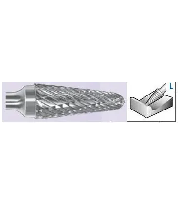 FRESA METAL DURO CÓN.RD. KEL 1225 D3P M8