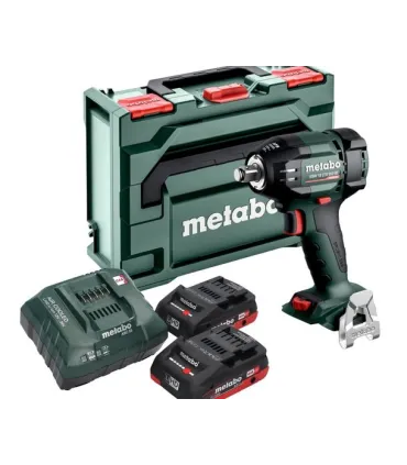 LLAVE IMPACTO METABO SSW18 LTX BL 550Nm C/2 BAT LiHD 18V 4Ah