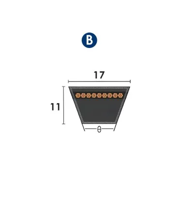 CORREA TRAPECIAL B 270 17x11x6858 Li