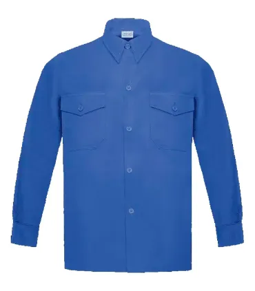 CAMISA TERGAL M/L AZULINA T42