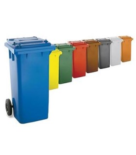 CONTENEDOR 120LT.C/RUEDAS S/PEDAL TODO COLOR GRIS