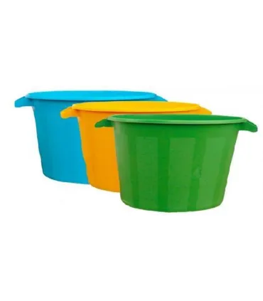 CUBO BASURA 95 Litros BLANCO S/TAPA