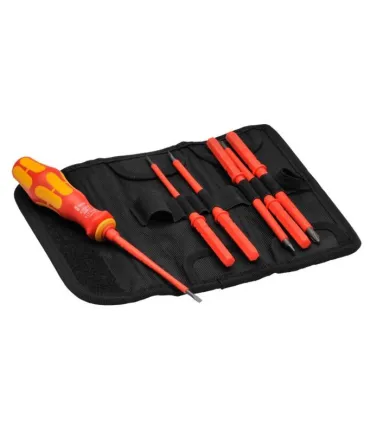 JUEGO DESTORN. 1000V WERA K-KOMPAKT 7 PIEZAS BOLSA CINTURA