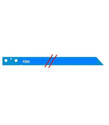 HOJA SIERRA SABLE "FEIN73" 600x28x2 P16 (CORTE E2  440mm)