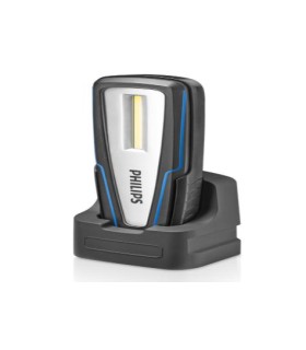 LINTERNA MANO LED PHILLIPS RCH-21 RECARGABLE CON BASE CARGADOR