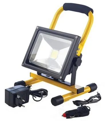 FOCO TRABAJO LED 50W C/ BATERIA , SOPORTE SUELO Y CARGADORES