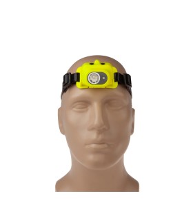 LINTERNA FRONTAL ATEX-Zona 0 NIGHTST LED 160LUX 3xAAA. AMARILLA
