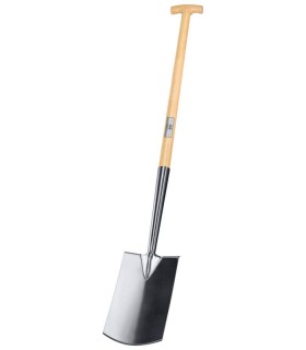 PALA CUADRADA 175X290mm INOXIDABLE M/MADERA