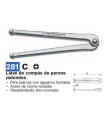 LLAVE COMPAS PUNTOS Ø5mm 12-60mm L160mm