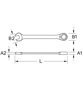 LLAVE MIXTA CARRACA 14mm