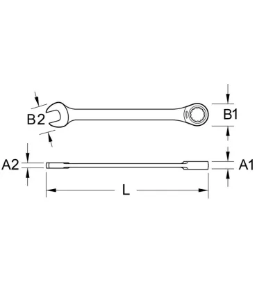 LLAVE MIXTA CARRACA 14mm