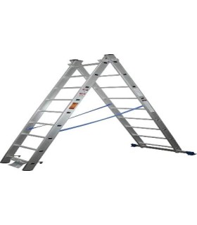 ESCALERA ALUM.TRANSFORMABLE 2T 14+14 4,08 Mtrs