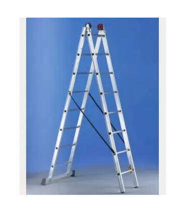 ESCALERA ALUM.TRANSFORMABLE 2T 14+14 4,08 Mtrs