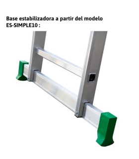 ESCALERA ALUM. TRANSFORMABLE 3Tramos 7+7+7 Ext. 4,50Mt