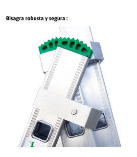 ESCALERA ALUM. TRANSF. 3 TRAMOS 12+12+12 PELDAÑOS