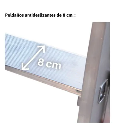 ESCALERA ALUM 1 TRAMO 10 PELD 3,00Mt