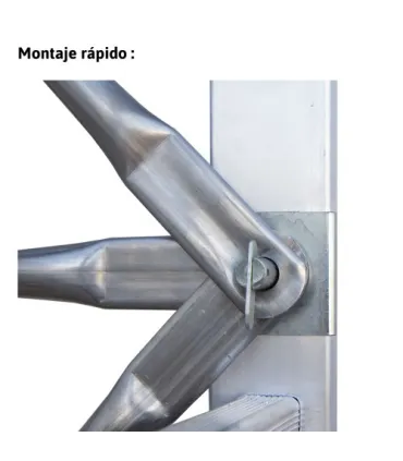 ANDAMIO ALUMINIO 2x7 SUPER BASE 500x1400 ALTO TRABAJO 4 METROS
