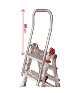 BARANDILLA SEGURIDAD C/ 2 PELDAÑOS PARA ESCALERA TELES