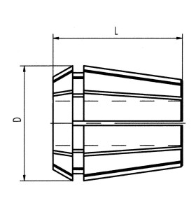 PINZA PORTAFRESA ER25 Ø10-9mm Ø25x11mm