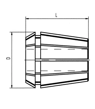 PINZA PORTAFRESA ER25 Ø10-9mm Ø25x11mm