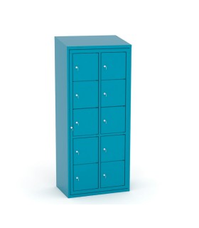 ARMARIO DISTRIBUCION ROPA LIMPIA 160.12.2.T1. 10 CASILLEROS 320x265 EN 2 COLUMNAS