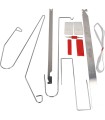 JUEGO UTILES ABRIR PUERTAS COCHE, 9 PIEZAS