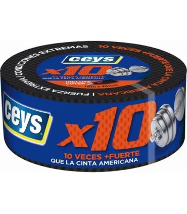 ROLLO CINTA REPARACIÓN REFORZADA CEYS CINTA X10 48mm x 18m