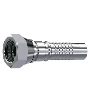 HEMBRA GIRATORIA RECTA CONO 60° +JUNTA, INTERLOCK 3/4" BSP DN 3/4"